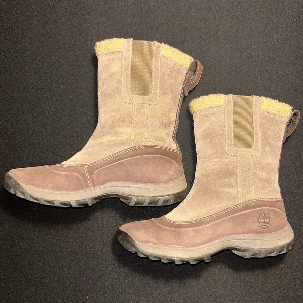 Timberland Canard Resort Womens Winter Snow Boots Suede Leather Water Proof 7.5